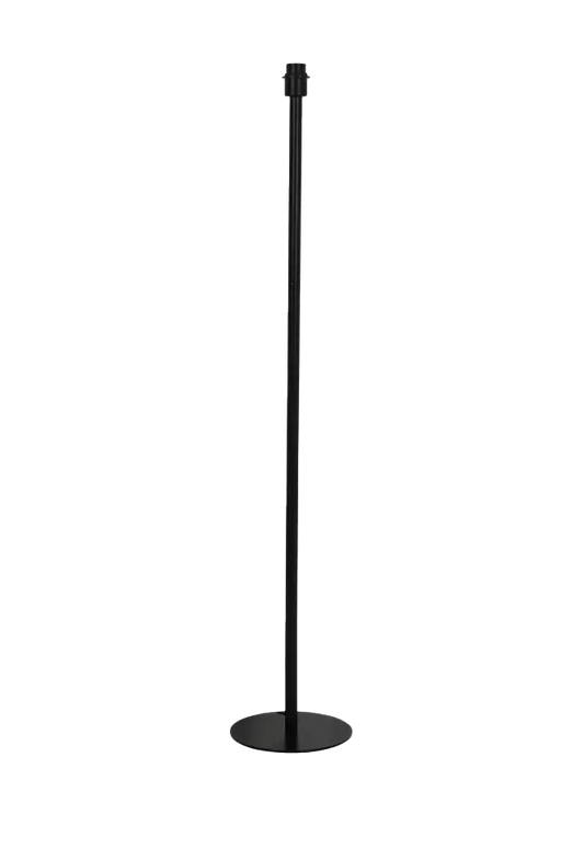 Floor Lamp Stand (Universal E27) 157x35 cm -Metal-Black "Beam"