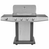 Gas Barbecue Grill Zilver Roestvrij Staal
