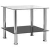 Bijzettafel 45X50X45 Cm Gehard Glas