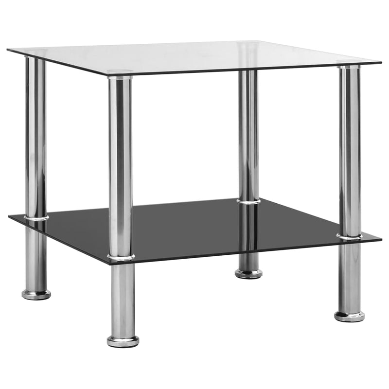 Bijzettafel 45X50X45 Cm Gehard Glas
