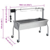 Draaispit Barbecue Met Elektrische Motor