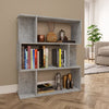 Boekenkast 80X24X96 Cm Bewerkt Hout Artisanaal Eikenkleur