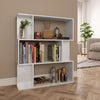 Boekenkast 80X24X96 Cm Bewerkt Hout Artisanaal Eikenkleur