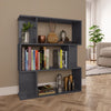 Boekenkast 80X24X96 Cm Bewerkt Hout Artisanaal Eikenkleur