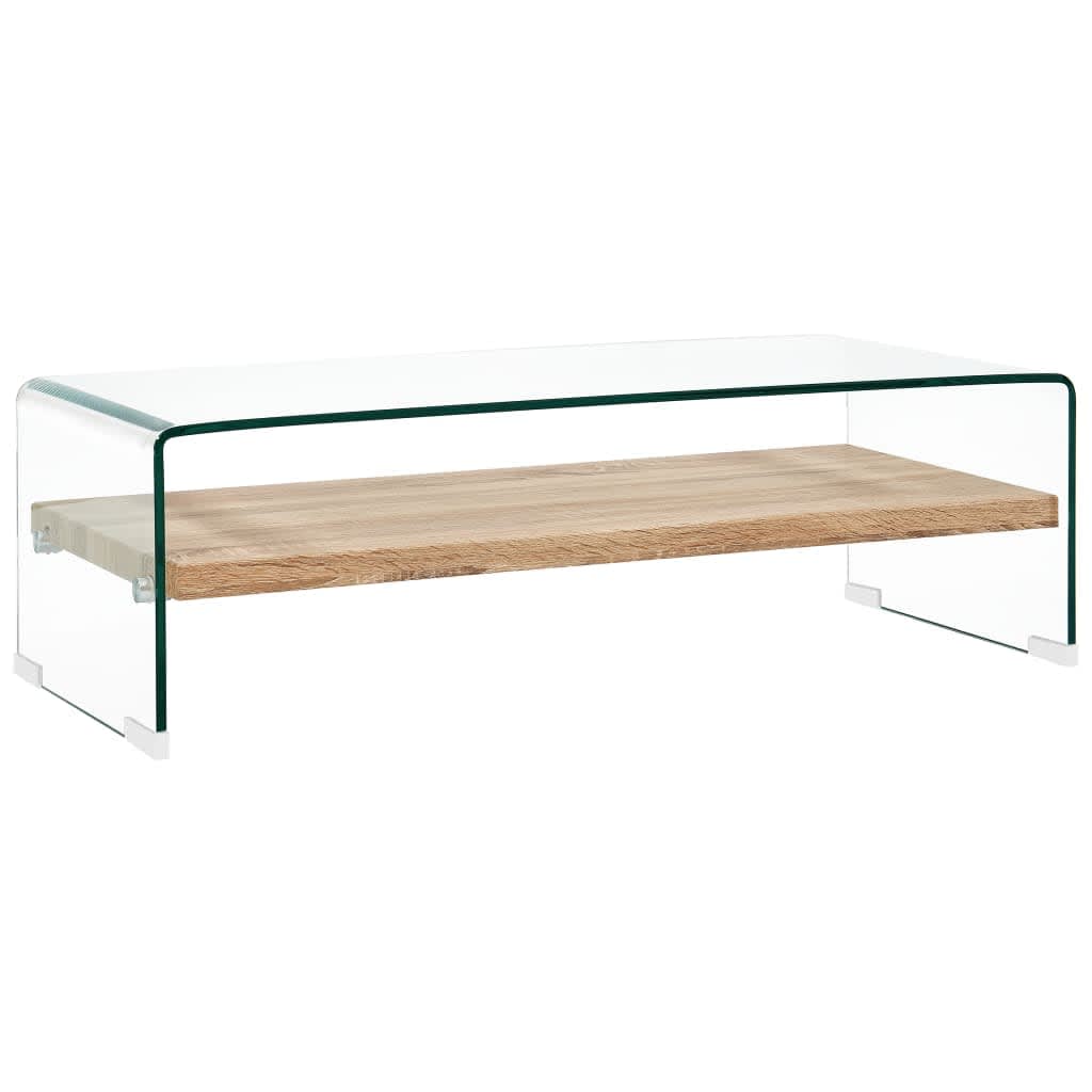 Salontafel Gehard Glas Transparant