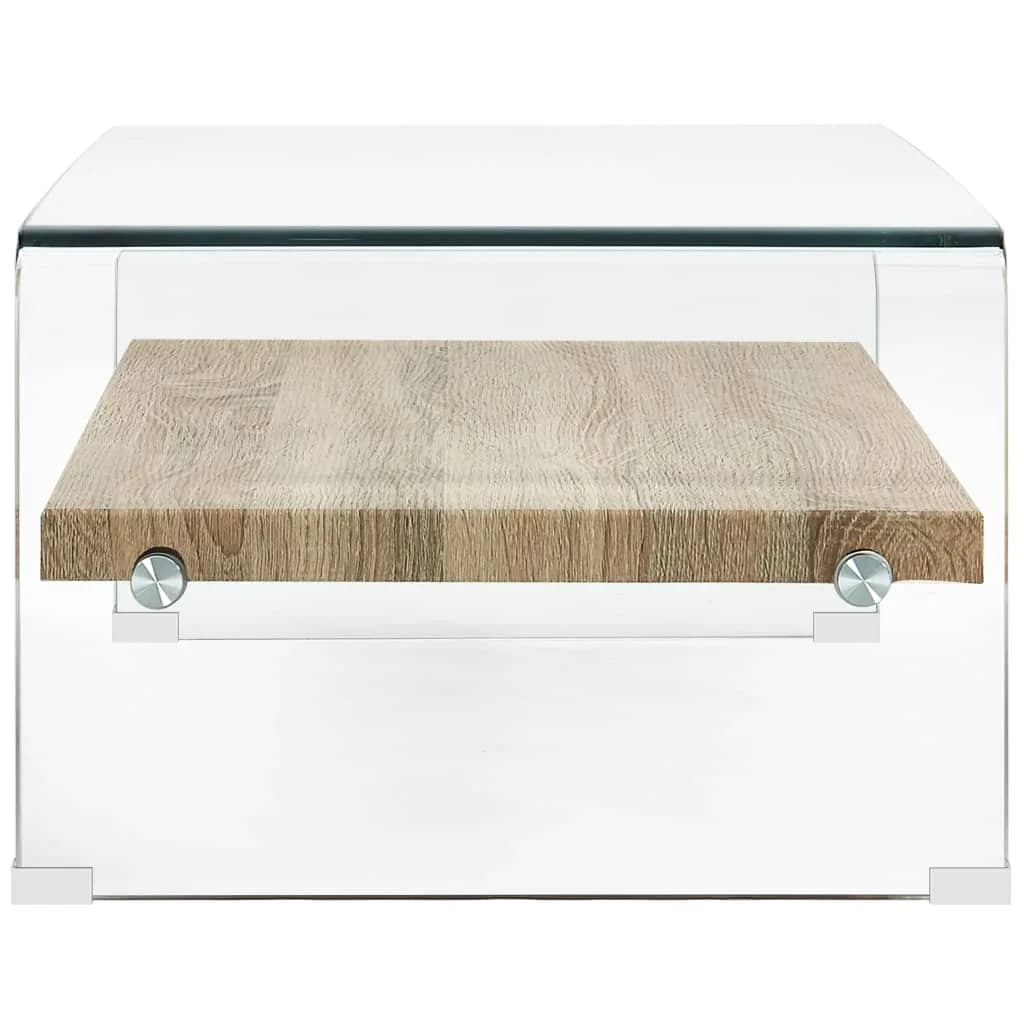 Salontafel Gehard Glas Transparant