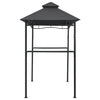 Barbecue Paviljoen 240X150X255 Cm Staal Antraciet