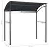 Barbecue Paviljoen 215X150X220 Cm Staal Antraciet