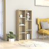 Boekenkast 50X25X104 Cm Bewerkt Hout Kleurig