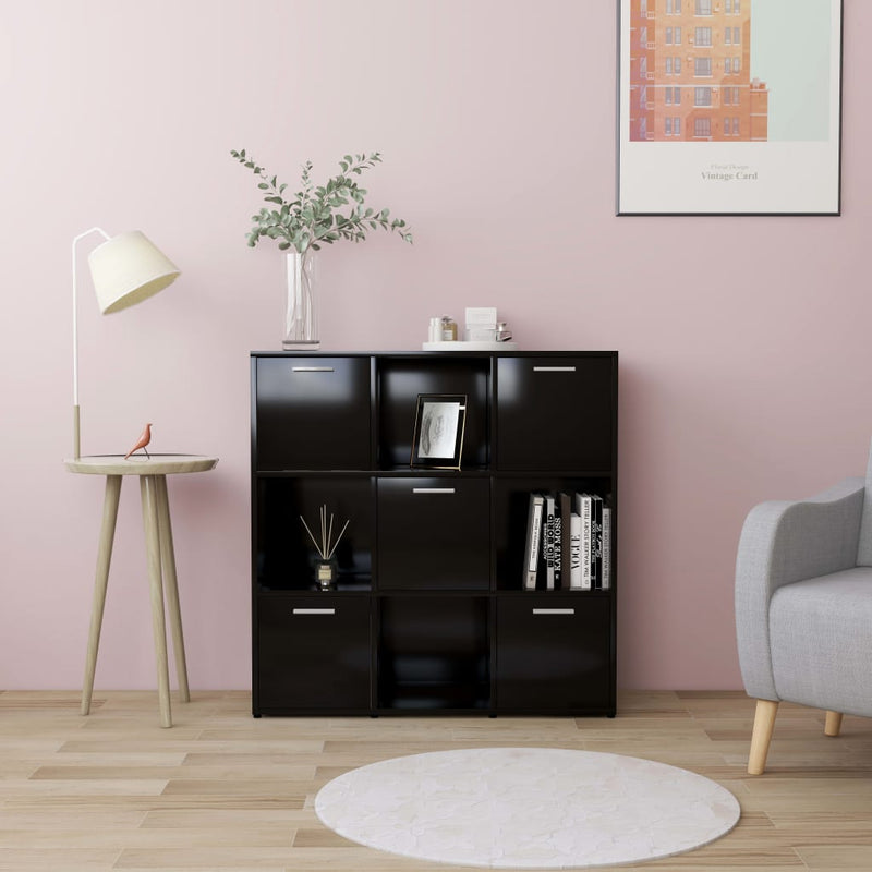 Boekenkast 90X28X90 Cm Bewerkt Hout Kleur