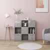 Boekenkast 90X28X90 Cm Bewerkt Hout Kleur