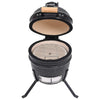 Kamado Barbecue 2-In-1 56 Cm Keramiek