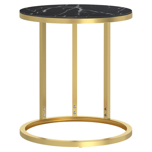 Bijzettafel 45 Cm Gehard Glas Kleurig En