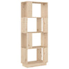 Boekenkast/Kamerscherm 51X25X132 Cm Massief Grenenhout