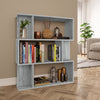 Boekenkast 80X24X96 Cm Bewerkt Hout Artisanaal Eikenkleur