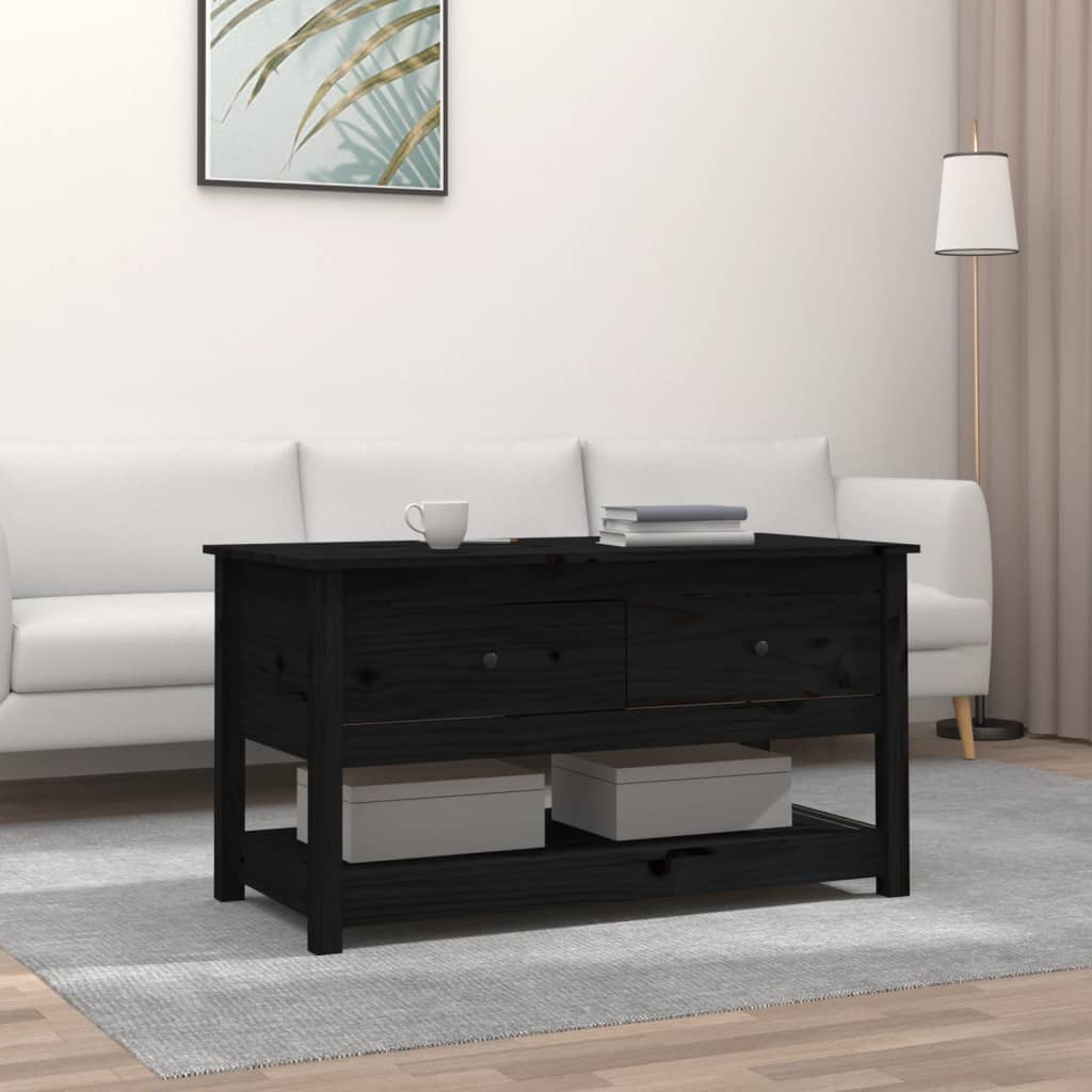 Salontafel 102X49X55 Cm Massief Grenenhout