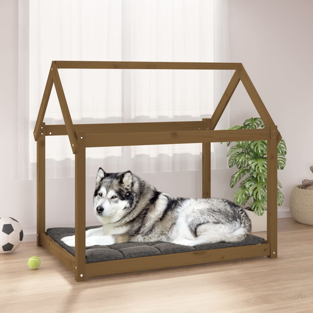 Hondenbed Massief Grenenhout