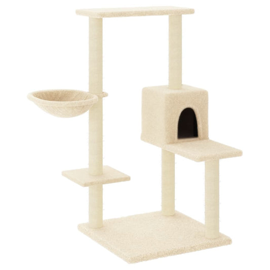 Kattenmeubel Met Sisal Krabpalen 95 Cm Kleurig