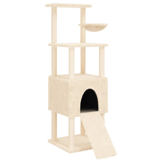 Kattenmeubel Met Sisal Krabpalen 153 Cm Kleurig
