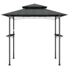 Barbecue-Overkapping 240X150X243 Cm Staal Antracietkleurig