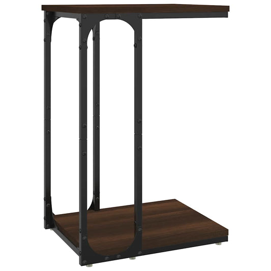 Bijzettafel Bewerkt Hout