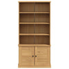 Boekenkast Vigo 85X35X170 Cm Massief Grenenhout