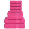8-Delige Handdoekenset 360 G/M² 100% Katoen