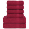 6-Delige Handdoekenset 360 G/M² 100% Katoen
