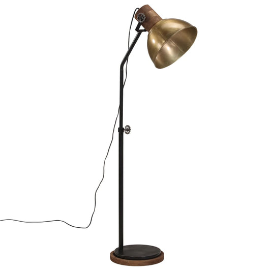 Vloerlamp 25 W E27 30X30X100-150 Cm Antiek Messingkleurig