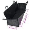 Autostoelhoes Voor Honden 137X46X50 Cm Zwart Hek