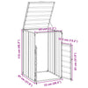 Containerberging Voor 1 Container 72X81X115 Cm Staal