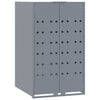 Containerberging Voor 1 Container 69X79X117 Cm Staal Grijs