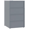 Containerberging Voor 1 Container 69X79X117 Cm Staal Grijs