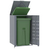 Containerberging Voor 1 Container 69X79X117 Cm Staal Grijs