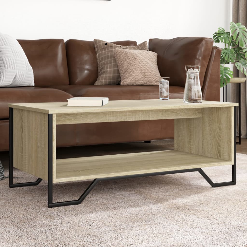 Salontafel 100X51X40 Cm Bewerkt Hout