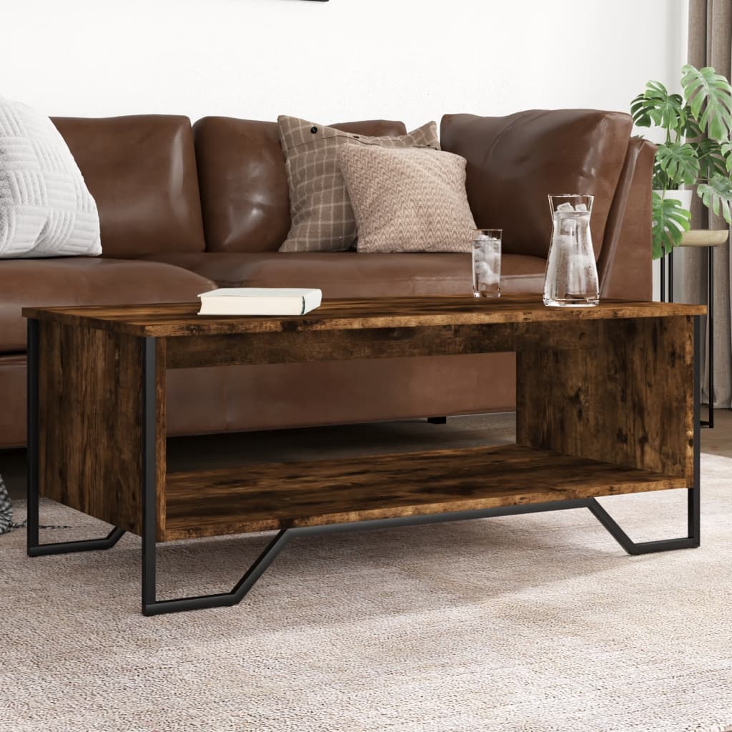 Salontafel 100X51X40 Cm Bewerkt Hout
