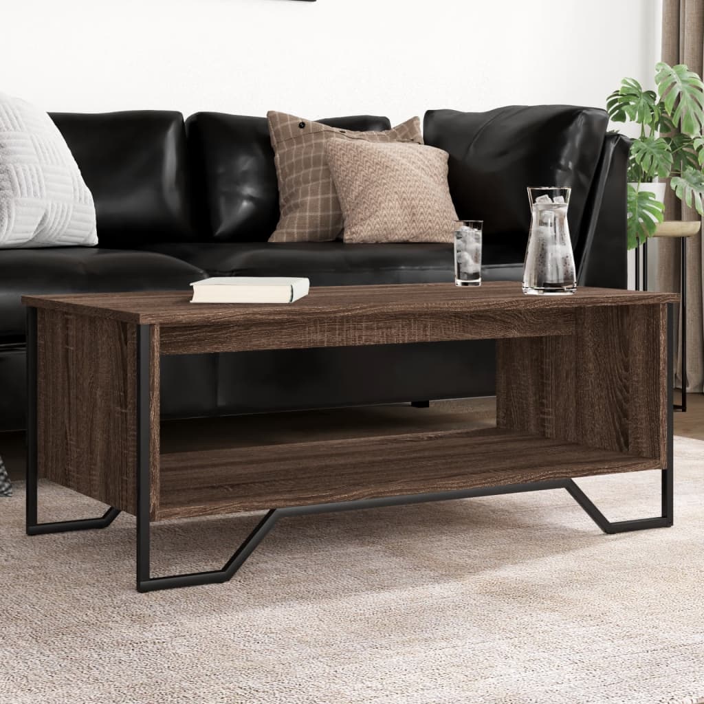 Salontafel 100X51X40 Cm Bewerkt Hout