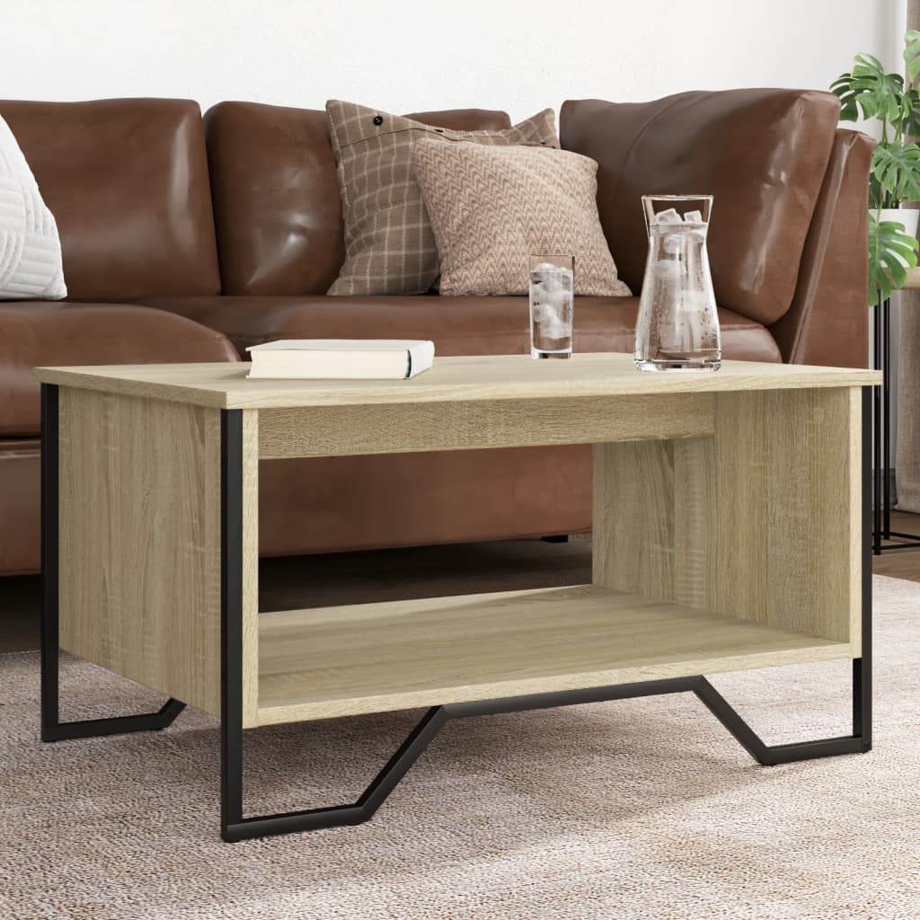 Salontafel 100X51X40 Cm Bewerkt Hout