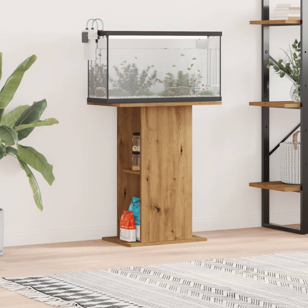 Aquariumstandaard 60,5X36X72,5 Cm Bewerkt Hout
