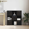 Boekenkast 90X28X90 Cm Bewerkt Hout Kleur