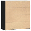 Boekenkast 90X28X90 Cm Bewerkt Hout Kleur