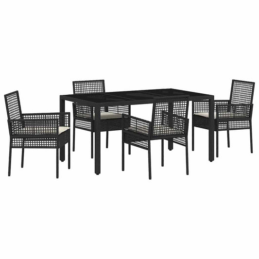 Tuin Eetset 5 Pcs Poly Riet