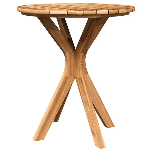 Bijzettafel Bruin 70 X 70 X 75 Cm Massief Teakhout