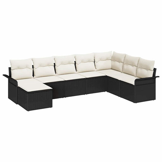 Tuin Sofa Set Met Kussen 8 Pcs Poly Riet