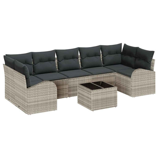 Tuin Sofa Set 8 Pcs 55 X 55 X 37 Cm Poly Rattan
