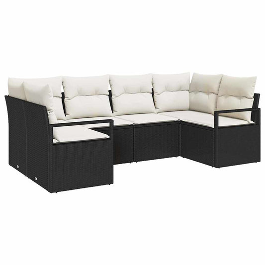 Tuin Sofa Set 6 Pcs Poly Riet