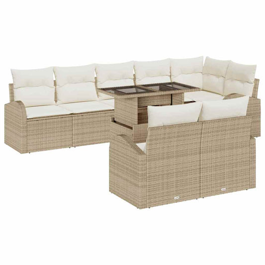 Tuin Sofa Set 9 Pcs 100 X 55 X 73 Cm