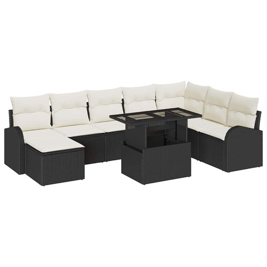 Tuin Sofa Set Met Kussen 9 Pcs
