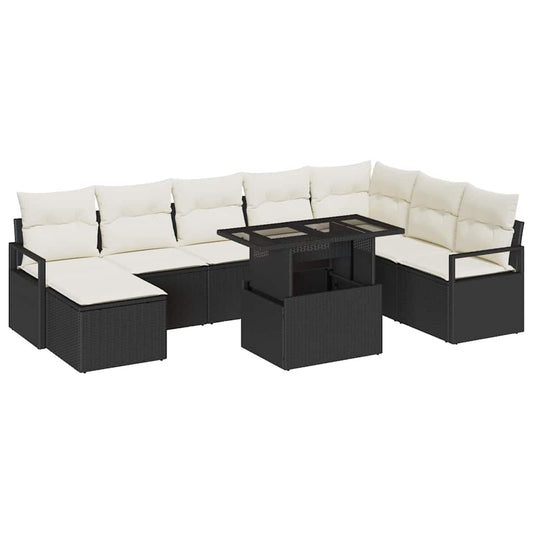 Tuin Sofa Set Met Kussen 9 Pcs