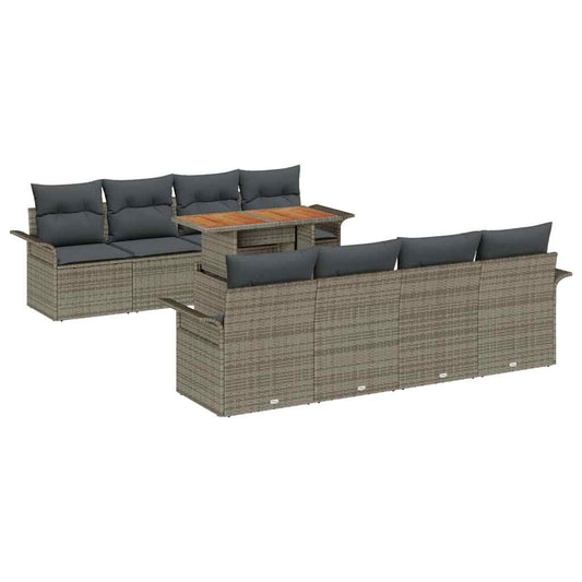 Tuin Sofa Set Met Kussen 7 Pcs 100 X 55 X 73 Cm